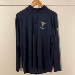 Men’s Under Armour 3/4 zip long sleeve - The Rock collection - new without tags